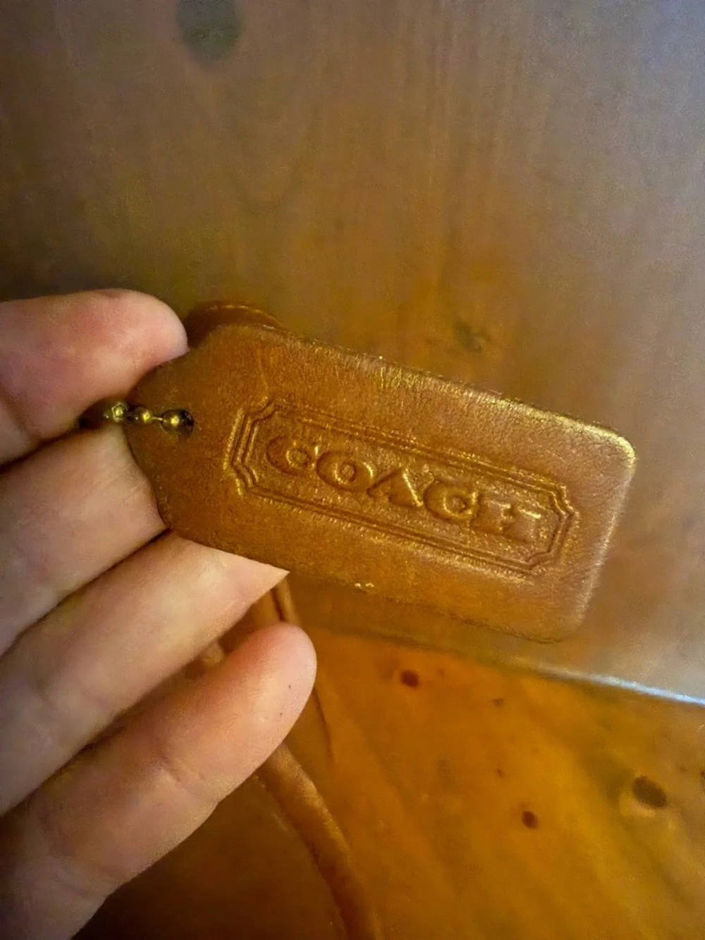 Coach vintage leather  saddle-style crossbody bag - Picture 9 of 16